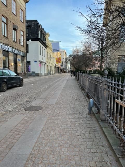 Makaregatorna med bevarad bebyggelse från holländsk tid